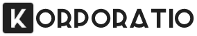 korporatio - real companies on the blockchain logo black